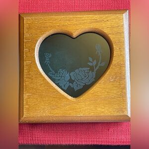 Vintage wooden jewelry box